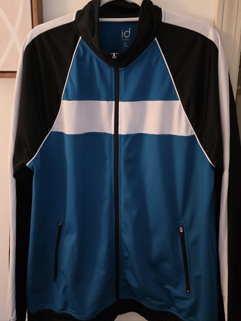 Teal, White & Black Lightweight Track Jacket